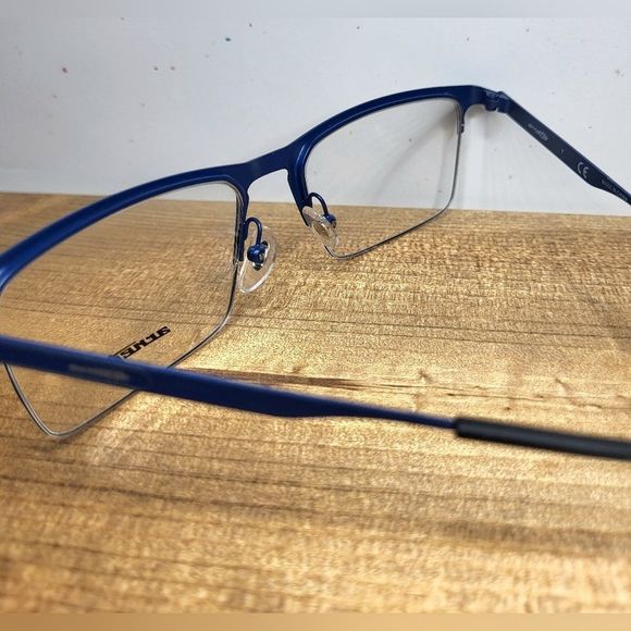 NEW Rx'able Eyeglass Frame, ARNETTE, blue metal 54-18-140 lightweight glasses - Picture 5 of 7
